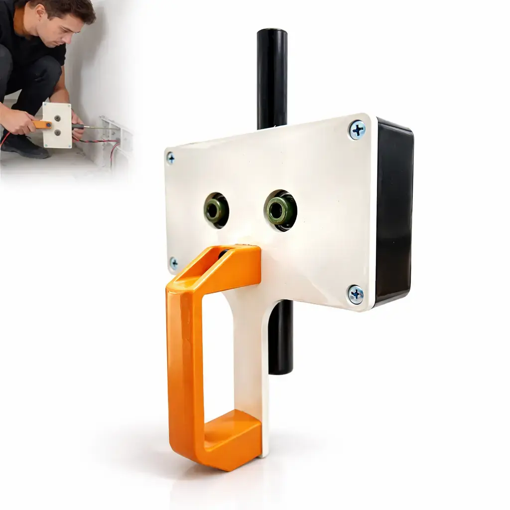 Efficient Cable Pulling Tool for Drill – Heavy-Duty Wire Puller for Conduit, 8mm Capacity Cable Feeding Tool for Electricians, Smooth Wiring Through Pipes & Tight Spaces#Summervibes fathersdaygift,father'sdaygifts
