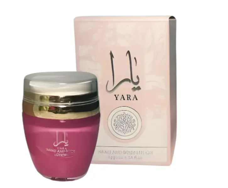 Lattafa YARA Women's Fragrance-Scented Antibacterial Menthol Moisturizer, Daily Hand & Body Lotion, Mini Toiletries for Purse, 1.53oz Beauty & Personal Care Product