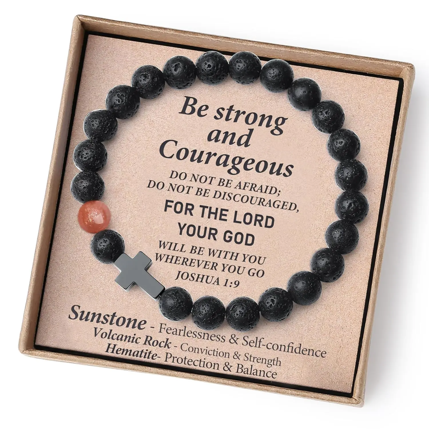 Cross Bracelet for Men Gifts Him Confirmation Birthday Cool Boyfriend Chain Valentines Christmas Black Friday Cyber Monday Holiday Easter Basket Stuffers Gift Suitable for Summer Vacations Outdoorfun summerwins
