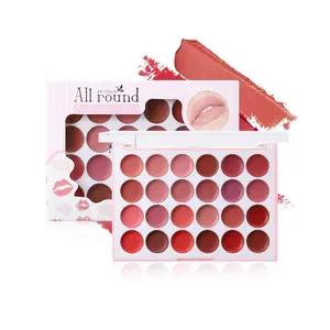 24 Color Matte Lipstick Palette, Long Lasting Waterproof Lipstick Palette, Moisturizing Hydrating Lipstick, Suitable for All Occasions Lip Makeup, Lipgloss