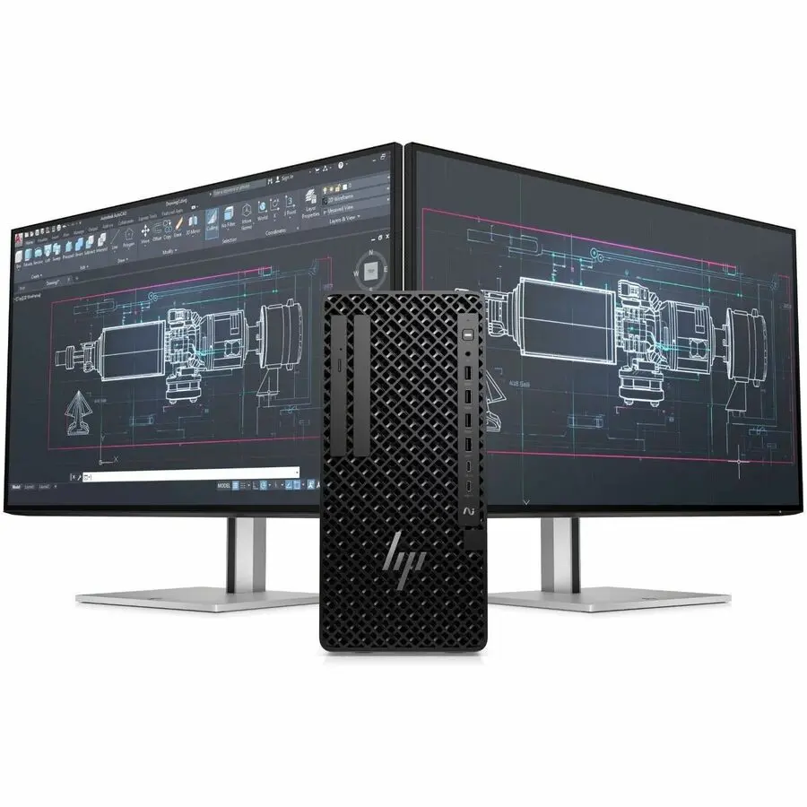 HP Z1 G1i Desktop Computer - Intel Core Ultra 7 265 - 64 GB - 1 TB SSD - Tower - Black