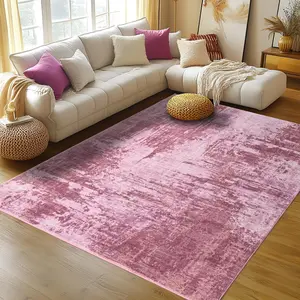 Soft Large Modern Abstract Area Rug,Faux Cashmere Print Rug For Living Room Bedroom Kids Room, Boho Vintage Machine Washable Non Slip Carpet for Dining Room Office Study, Low Pile Rugs,5x7 Feet, 6x9Feet