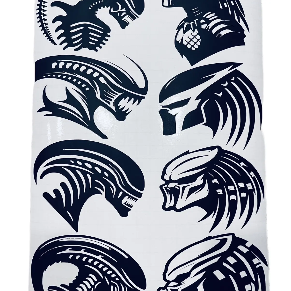abnormity Predator alien  -for-tat Silhouette style car sticker