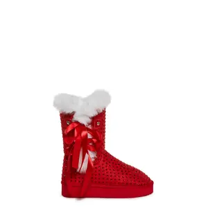 Snowflake Cadet Rhinestone Booties - Red Snowflake Cadet Rhinestone Booties - Red