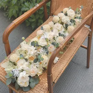 New Arrival 1 Meter Flower Wall, Artificial Flowers, Wedding Guide Stage Decoration, Photography Props, Bride Decor, Outdoor Wedding Decor, Home Decor