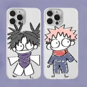 JJK J-Jujutsu K-Kaisen Brother Yuji Choso Cute Painting Phone Cases for IPhone 17 Promax Pro Air 16 Plus 15 14 13 12 11 Shockproof Protective Cover Perfect Christmas Halloween Birthday Gift