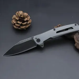 1404 Folding Pocket Knife | 6061-T6 Aluminum Handle, Smooth EDC Utility Tool for Outdoor & Daily Use