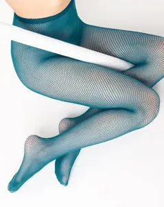 Nylon Spandex Fishnets - Teal