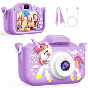 Kids Handheld Point and Shoot High Definition Camera - 48MP, 1080P Video, 8x Zoom, Dual Cameras, Ideal Gift for Boys and Girls on Christmas, Birthdays, Point And Shoot Camera