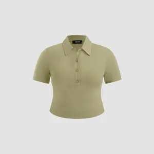 Cider [3 colors, size 2-26] Polo Solid Short Sleeve Tee Curve & Plus