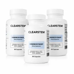 Clearstem Hormonal Acne Supplement with DIM, B5, Turmeric - 90 Capsules for Clear Skin & Hormone Balance by Clearstem Healthcare, Natural Dietary Edible Wellness Supplement