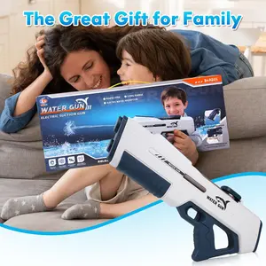 [DealsForYouDays]SummerWins Rechargeable Electric Water Gun for family,Battery-Powered Squirt Toy with Tank,Long Distance Shooting Extra Large Capacity,Perfect for Summer Outdoor Beach Play,Pool Garden Fun Inflatable Swimming Pool Inflatable Floatin