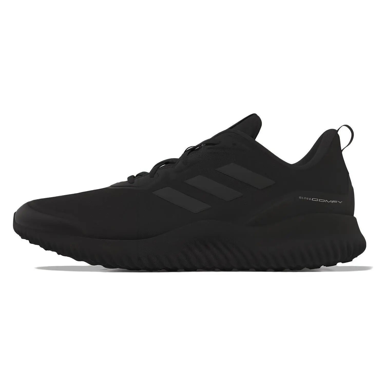 Adidas Alphacomfy Triple Black' 2023 Versatile Comfort Low Top Running Shoes Unisex ID0351
