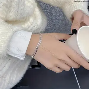 Elegant 925 Sterling Silver Unisex Bracelet, Fine Healing Jewelry Accessory