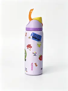 Owala 32oz Kids' Flip-Top Stainless Steel Vacuum Flask BPA-Free Lockable Lid Straw-Included Portable Water Bottle for School Sports TikTokshopspringglowup  Drinkware outdoorfun cap lock fathersdaygift