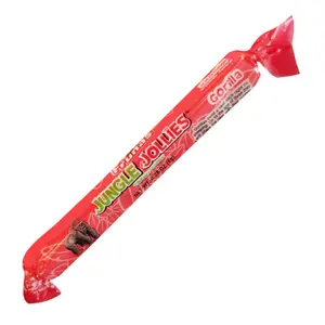 Jungle Jollies Watermelon Chewy Gummy Candies - 48-Piece Box, Approx. 3" Sweet Snack, 12 Months Shelf Life, Low Fat, Ideal for Cupboard Storage, Candy Flavors Option