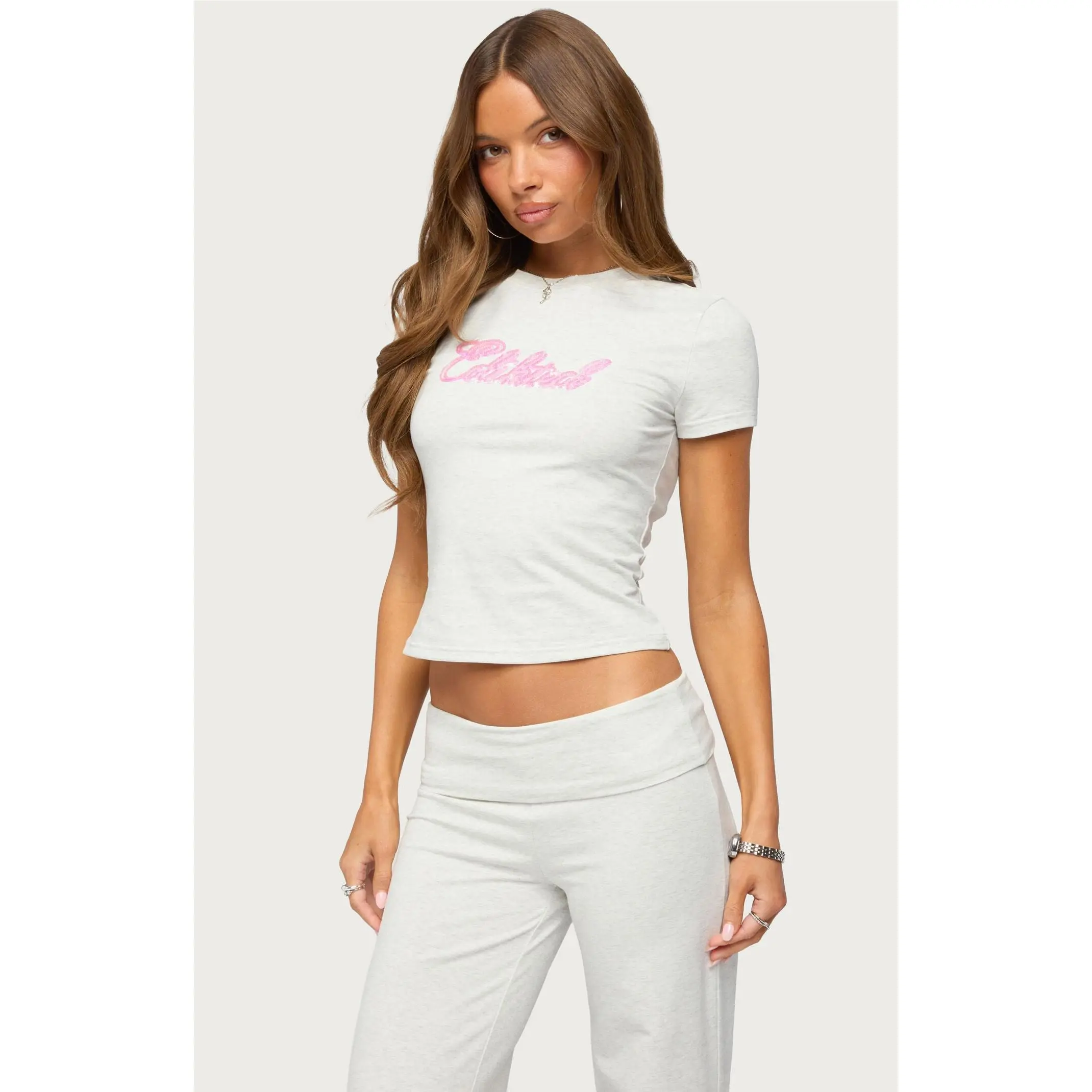 Edikted Women's Wknd Sequin T-Shirt