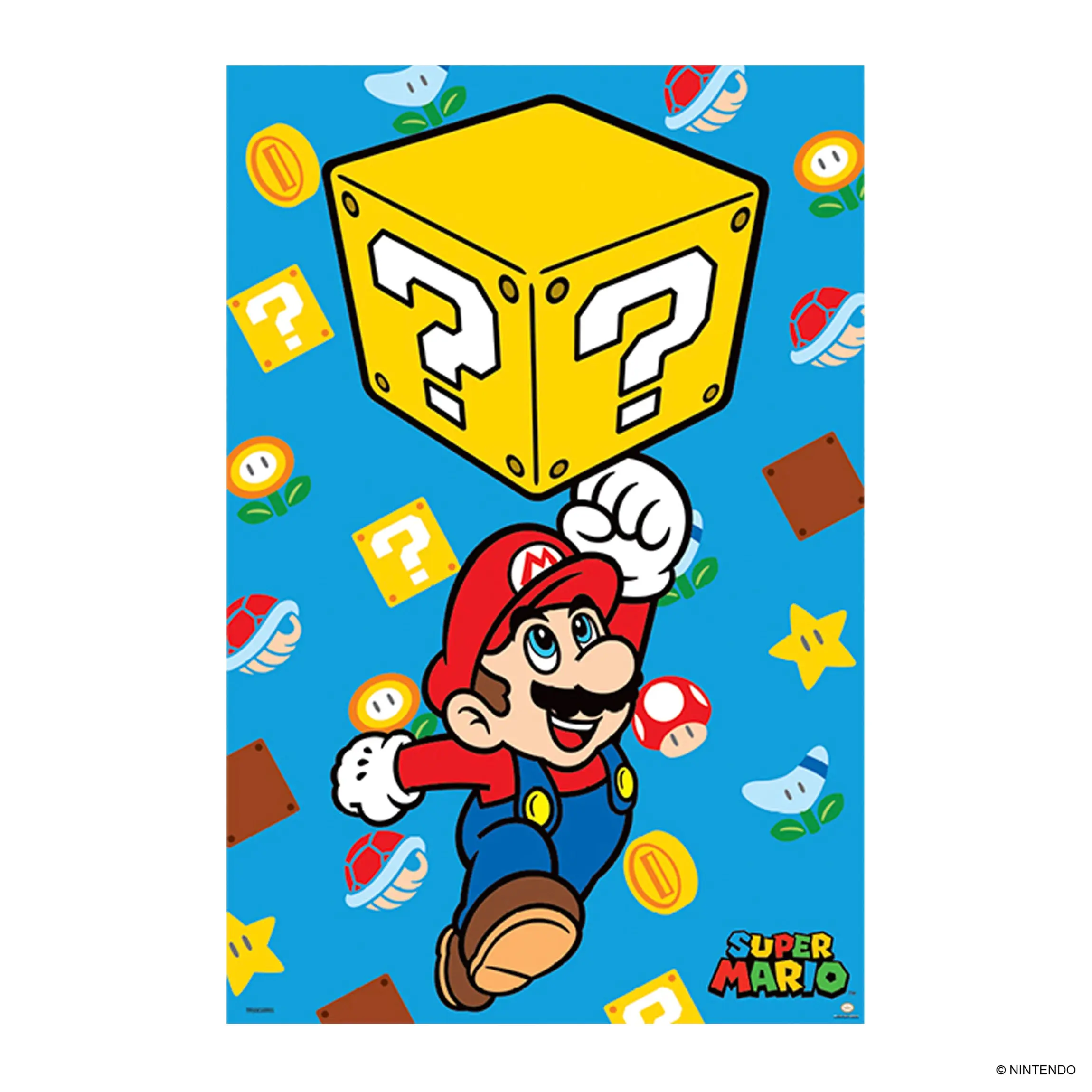 Super Mario - Block Jump - 24x36 Unframed Poster