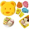 Animal Shaped Sandwich Cutter Set, 5pc/set Cute Cartoon Sandwich Cutting Cutter & Sealer, Bread Cutter Embosser Baking Mold, Bakeware, Baking Tools, Baking Utensils Supplies, Bakery Supplies, Baking Accessories for Home Kitchen, Baking Essentials