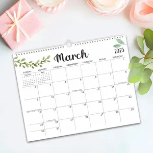 18 Months Wall Calendar, 1 Count 2025-2026 Wall Calendar, Large Tear-off Calendar with Schedules and Holidays, Desk Calendar for Home & Office Planning, Wall Calendar Planner