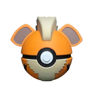 Growlithe - Inspired 3D Printed Poke Ball Collectible