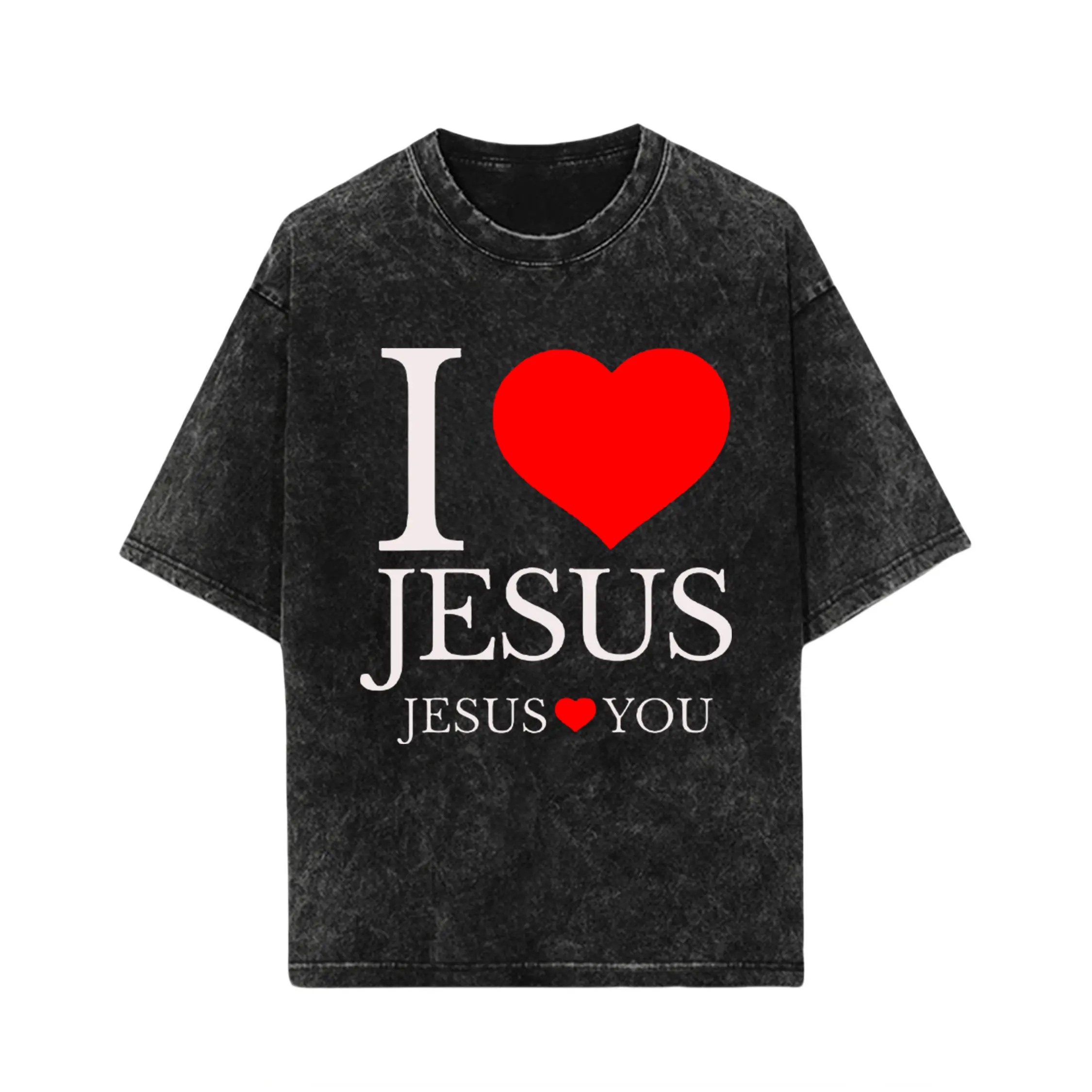 Washed T-shirt-Black