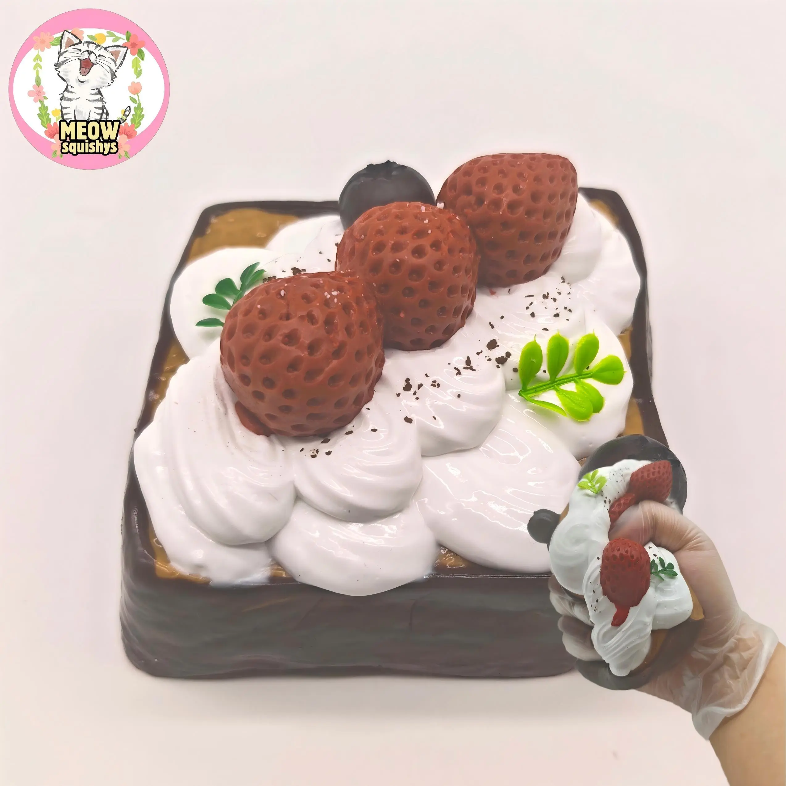 Maillard Toast Food-Grade Silicone handmade squeeze toy