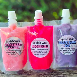 Squeezable Soy Wax Melt Pouch