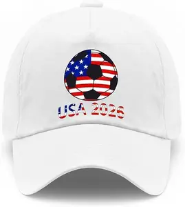 World Cup Soccer Hat 2026 - Adjustable Baseball Cap Merchandise Gifts Accessories Decorations