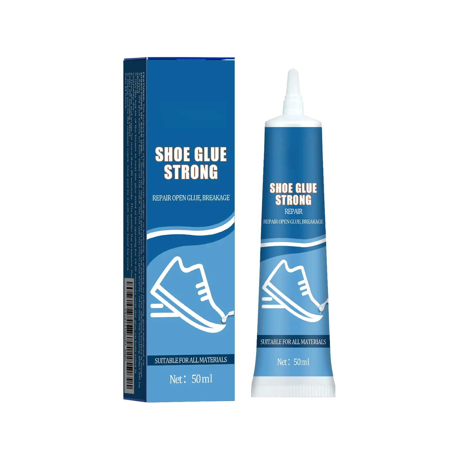 Strong shoe glue for repairing shoes, leather shoes, shoe soles, multi-purpose adhesive for bonding sports shoes and leather shoes, waterproof