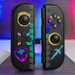 Wireless Joy-Con Compatible for Switch/lite/oled, Game Controller for Switch Console, Wireless Replacement Joystick, Black