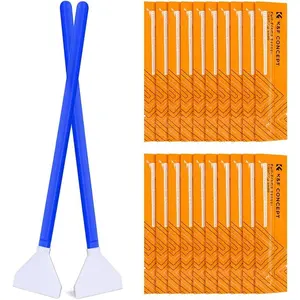 K&F Concept 20 Pack Full-Frame Sensors Cleaning Swabs, DSLR SLR Digital Camera Dry CCD CMOS Clean Swabs Compatible with Nikon Sony Canon DSLR Camera Sensor, 24mm x 20mm