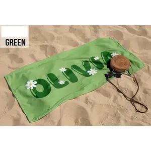 Daisy Personalized Beach Towels, Girls Trip Towel, Bachelorette Gift, Custom Name Towel, Bridesmaid Towel, flower pool towel v4