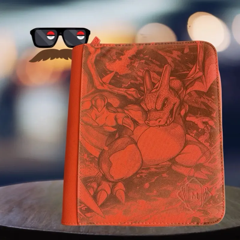 Lazar Engraved Custom Top loader Binder 4 Pocket