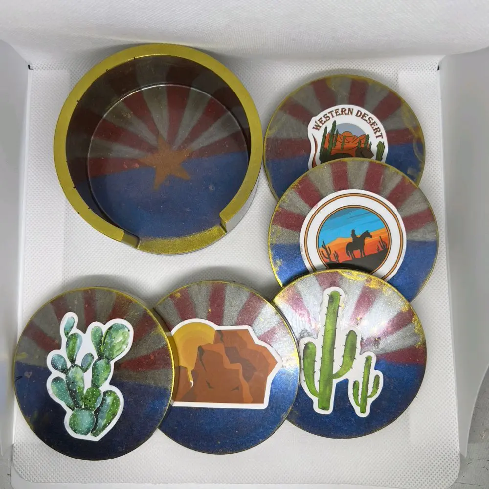 Epoxy Coaster Set