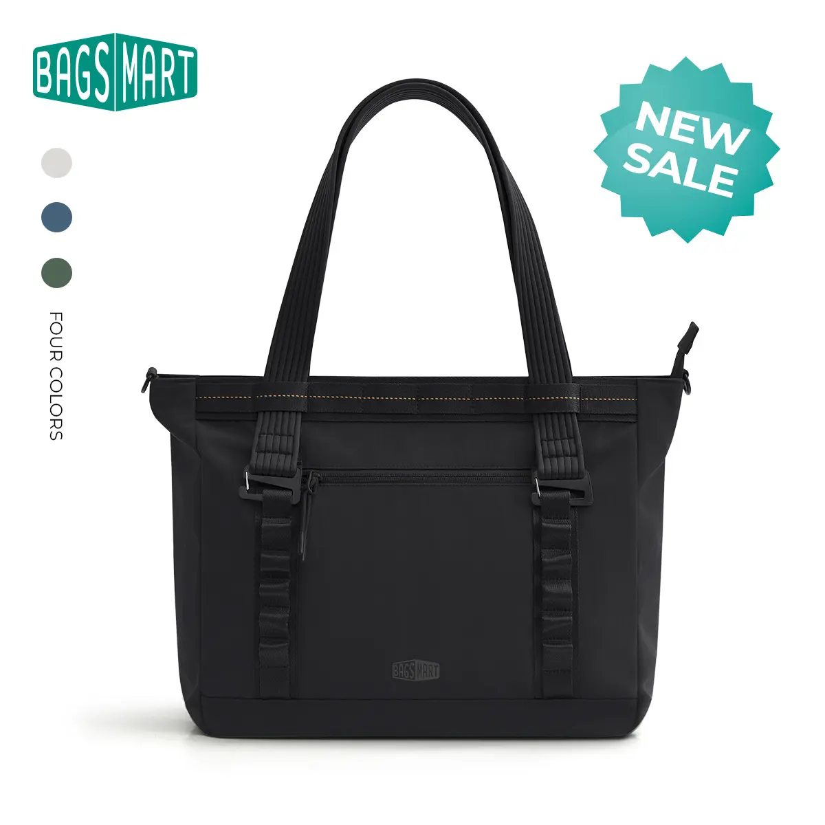 【NEW IN】BAGSMART Moss Tote Bag - Durable Luggage for Daily Commute, New Arrival tiktokshopbacktoschool
