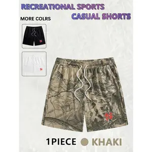 Men's Camo Print Shorts, Regular Fit Casual Street Shorts for Summer, Men's Bottoms for Daily Wear, Men's Shorts, Menswear, Shorts for Men, Relaxed Fit Shorts, Casual Sports Shorts