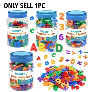 Colorful Magnetic Letters and Numbers Alphabet Fridge Magnets, Educational Toy Set for Preschool Learning, Uppercase Lowercase Math Symbols, Visual Learning Tools, Math Teaching Aid