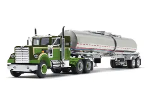 Western Star 4900 w/ 36" Vintage Sleeper & Brenner Chemical Tank Trailer Diecast 1:64 Scale Model - DCP 60-1640