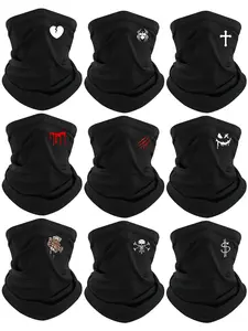 9Pcs-Unisex Breathable Multi-Functional Head Cover, Ice-Like Material, Ideal for Hiking and Cycling, Multiple Styles Available