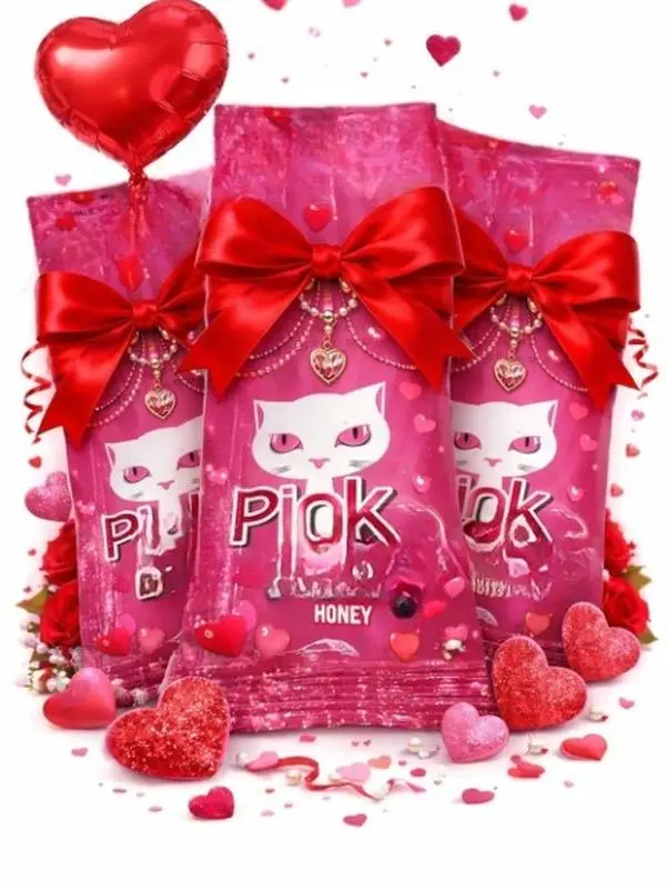 Pack of 3 Pink HONEY  for Women. (Pack (3) Pure honey. For daily use