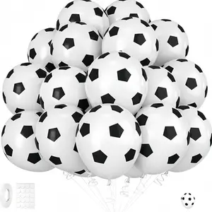 32-Piece Soccer Ball Balloon Set, Football Theme Party Supplies, Essential Party Decor, Perfect for School Events, Sports Parties, Birthday Celebrations, Soccer Balloons Set, Party Decorations