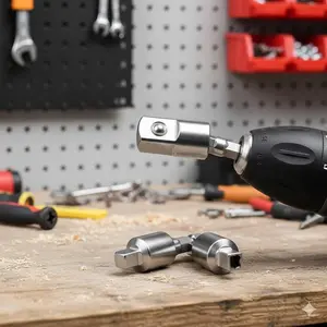 Heavy Duty Quick Release Socket Adapter Set for Electric Wrench & Impact Driver - Full Size Range, High Compatibility, Multi-Scene Use in Auto Repair & Construction. Fast Change Extension Bars & Anti-Fall Metal Converters.
