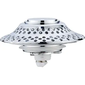 Universal Bathtub Drain Stopper with Removable Hair Catcher, 3-in-1 Pop-up Drain Plug Fits 1.38 to 2.1 Inch Holes, Upgrade Shower Drain Cover with Stainless Steel Fi