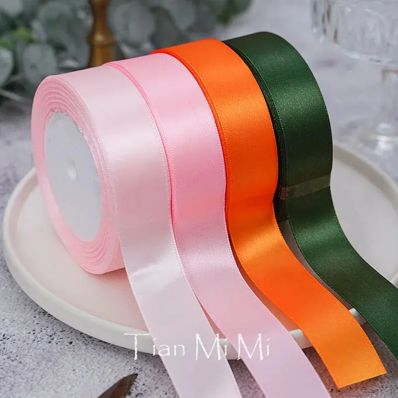 High-Quality Satin Ribbon Roll, 4cm X 22m, Wedding Arch Decoration, Invitation Bundling, Party Balloon Bouquet, Home Bottle Decor, Creative Gift Packaging, Gift Wrapping, Gift Wrapping Supplies
