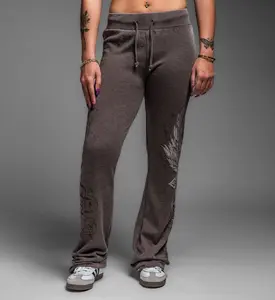 Affliction Women's Burnout Sweatpant Death Eyes