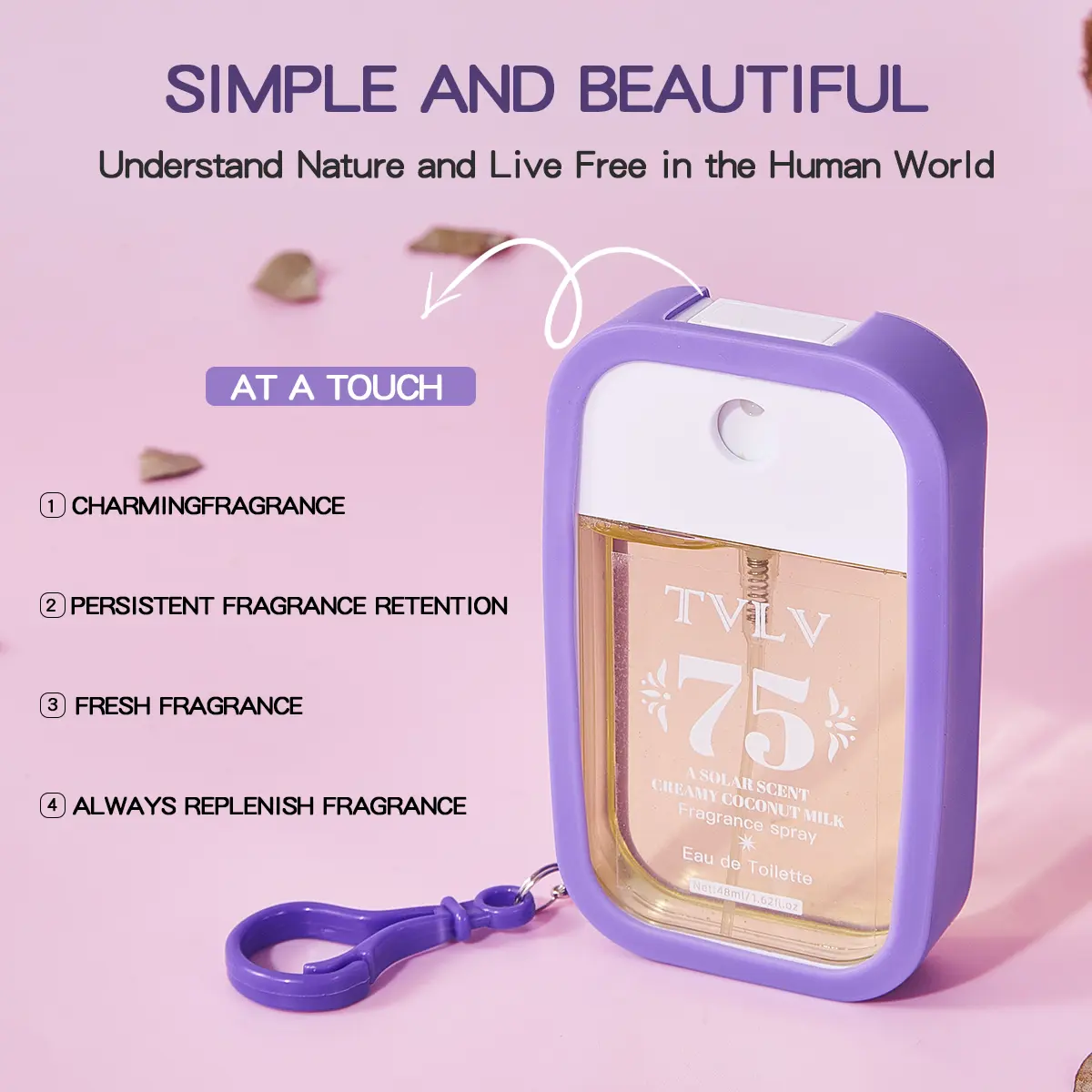 Long-Lasting Fragrance Spray for Women, Everyday Fragrance, Long-Lasting Fragrances, Multi-Purpose Daily Use Fragrance, Non-Greasy Formula, Moisturizing Fresh Aroma, Ideal Gift, Spray Perfume, Fragranced