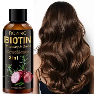 100 grams of biotin rosemary onion three in one shampoo, washes fluffy hair, light and natural, twice as smooth hair, deeply moisturizes and awakens hair vitality, cool in summer, hair care