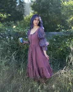 Blackberry Dirndl Dress