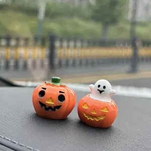 Car Interior Decoration, Cute Pumpkin Design Car Ornament, Car Dashboard Decoration, Car Interior Accessories for Women & Men